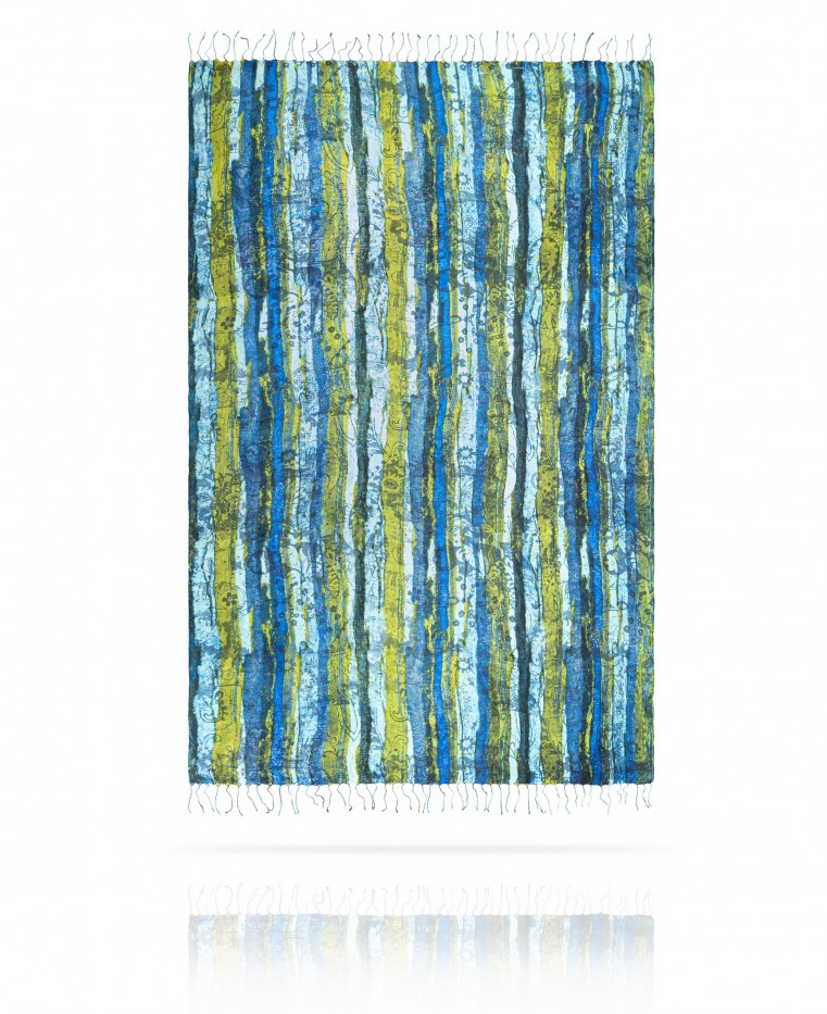 Палантин Женский S30-MONOLIT.ART/BLUE (110 x 180) S30-MONOLIT.ART/BLUE