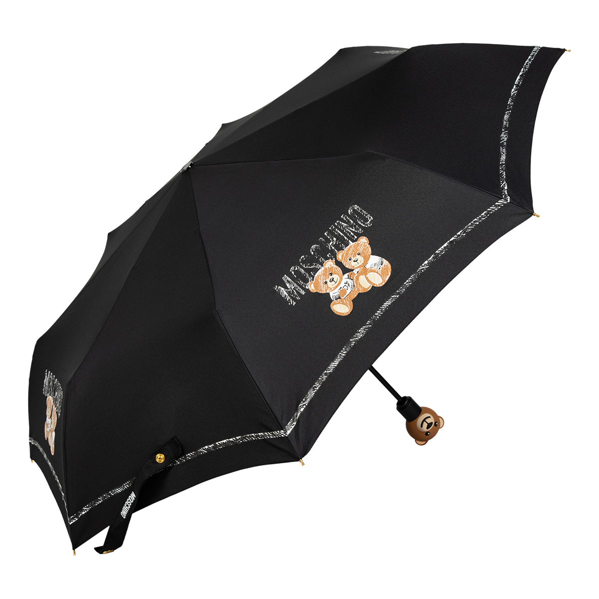 Зонт складной Moschino 8169-OCA 2 bears Black M/8169-OCA/Black